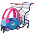 Beautiful and bright color mini shopping cart for kids/mini wire shopping cart/kids shopping cart